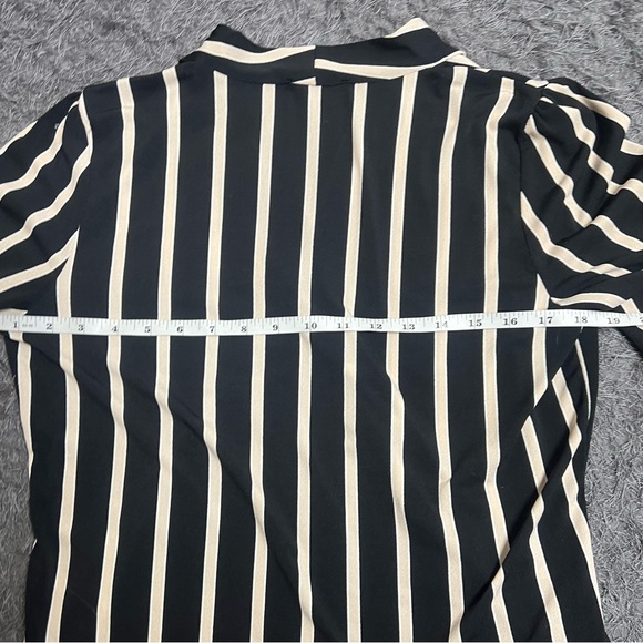 Wrap Front Striped Blouse! - Picture 9 of 13